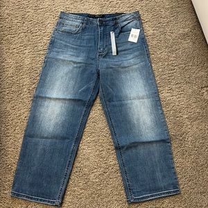 Brand New STS denim high rise wide leg jean.